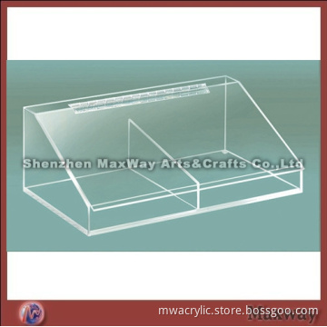Layered Transparent Acrylic/Lucite Food Case/Cabinet